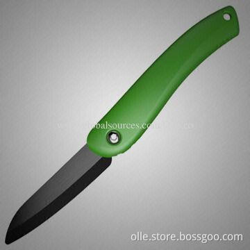 Popular Colorful Handle Zirconia Ceramic Folding Knife